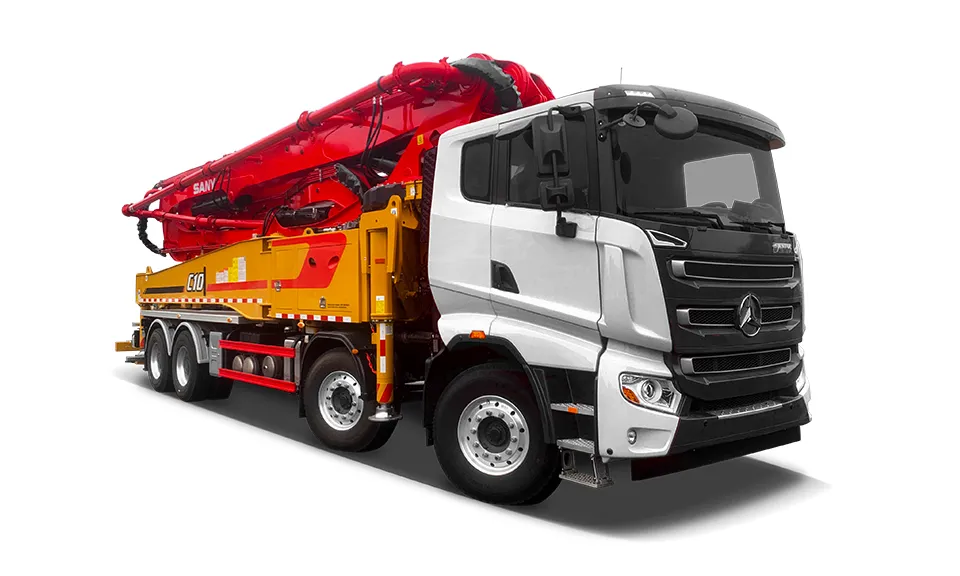 49m – 55m Truck mounted concrete pump